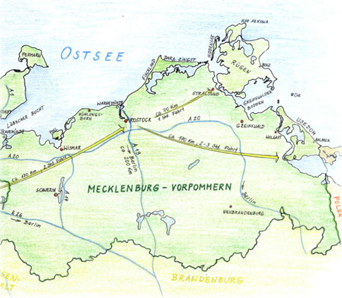 Karte Mecklenburg Vorpommern